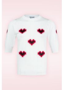 Minueto Game Heart Shirt in Weiß