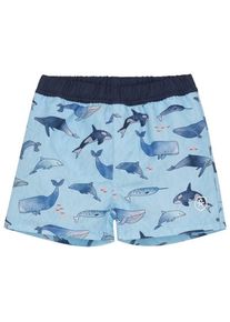 Color Kids Baby Beachshorts with Diaper AOP Boardshort Kinderen (86 |blauw)