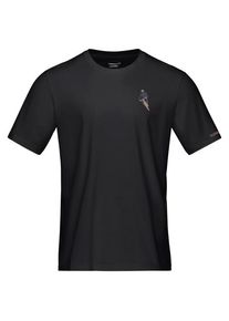 Norröna Norrona /29 Cotton Activity Embroidery T-shirt Heren (M |zwart)