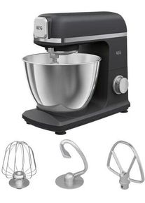 AEG KM5-1-4BPT Deli 5 Küchenmaschine | 1200W | 5L Schüssel | 6 Stufen | Turbo | Black Pearl