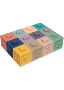 Canpol babies Small Toys morbidi cubi sensoriali giocattolo 6m+ 12 pz