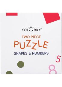 Kolorky Puzzle Two Piece Shapes & Numbers puzzle 10 pz