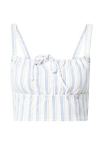 Missguided Dames Top lichtblauw / pastelroze / wit XL
