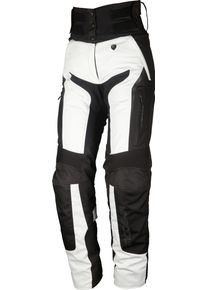 Modeka Elaya, textile pants waterproof women , color: Light Grey/Black , size: 42