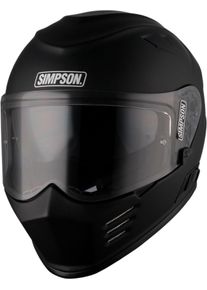 Simpsons Simpson Venom Solid, full face helmet , color: Matt-Black , size: XS