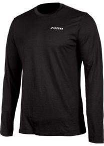 Klim Teton Merino Wool, functioneel shirt lange mouw , kleur: zwart , maat: M