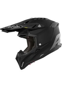 Airoh Aviator 3 Carbon, motocross helmet , color: Matt Black/Dark Grey , size: M