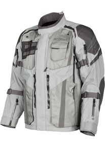 Klim Badlands Pro, veste textile Gore-Tex , couleur: Gris Clair/Gris , taille: M
