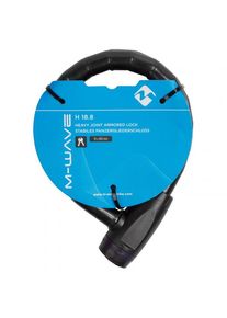 M-Wave Panzergliederschloss H 18.8 Bike lock (Ø 18 x 800 mm, blue)