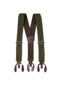 Chevalier Chevalier Logo Suspenders Bretels Heren (One Size |olijfgroen)