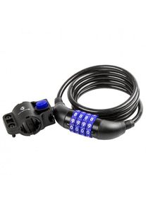 M-Wave Spiralkabelschloss DS 8.15 Bike lock (Ø 8 x 1500 mm, grey)