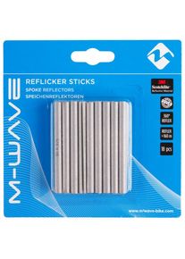 M-Wave Reflicker Sticks Speichenreflektoren (18 Stück |grijs)