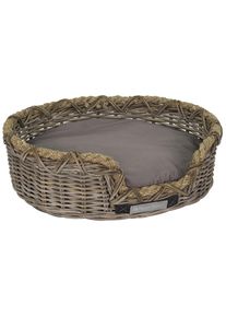 Happy-House Happy House Rattan Korb mit Schnur, oval, XXL
