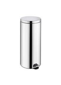1 Pedal bin 30l stainless steel | silver | glossy