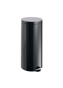 1 Pedal bin 30l steel | black | matt