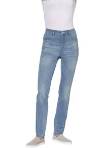 Dames Jeans met comfortband opzij blue-bleached Maat 19