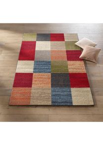 HEINE HOME unisex Tapijt in terracotta/bont ,maat 57 x 90 cm - rechthoekig, Witt, 100% Polypropyleen