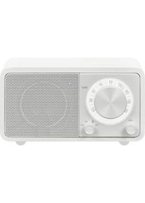 Sangean Genuine Mini WR-7 FM Radio Matt White - AM/FM - Weiß