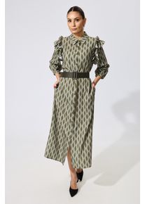 Rochie eleganta din voal cu imprimeu Fannie Vernil