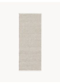 Ręcznie tkany chodnik zewnętrzny Turner Brązowy Włókno syntetyczne S 80 x D 200 cm | Westwing Collection