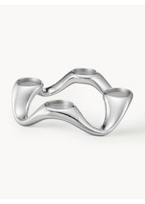 Georg Jensen Kobber fyrfadsstage i rustfrit stål i organisk form