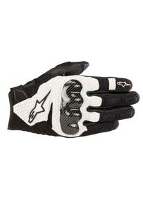Luvas de mota Alpinestars SMX-1 Air v2 (preto / branco)