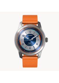 deTomaso Automatic Men's Watch - Silver - Surgical Steel, Sapphire Crystal, Ocean Plastic Strap - 41h Power Reserve, 40mm Dia., Japanese Automatic Movement -
