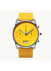 deTomaso SORPASSO CHRONOGRAPH GIALLO - Ocean Plastic Yellow Woven