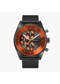 deTomaso Men's Watch - Gray - Chronograph, Case made of surgical steel, Sapphire-hardened mineral glass, Mesh strap, 43mm diameter, Japanese quartz movement -