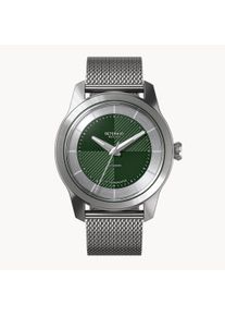 Classic Automatic - Men's watch - Blue - Sapphire crystal with anti-reflective coating - mesh tape - 40 mm - Seiko automatic movement - deTomaso