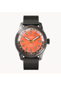 Automatic Men's Watch - Grey - Surgical Steel, Sapphire Crystal, Mesh Strap - 41h Power Reserve, 40mm Dia., Japanese Automatic Movement - deTomaso