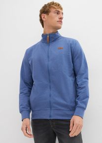 Munkjacka med ståkrage - blå - storlek 68/70 (4XL) - bonprix