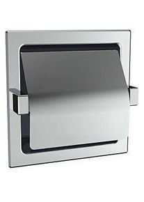Emco System 2 Einbau-Papierhalter 350000001 chrom, mit Deckel