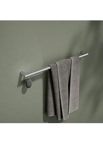 KEUCO Reva Badetuchhalter 12801010600 verchromt, 600 mm, mit integrierten Haken