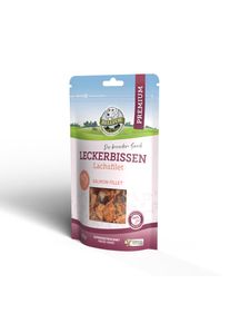 Lekre måltider for hunder - laksefilet (frysetørket) fra Bellfor Hundefutter - 50 g