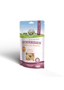 Herkku koirille Bellforilta 50 g - Koiran herkut - hyönteisiä ja porkkanaa (pakastekuivaus)