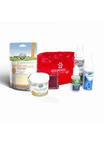 Des produits importants pour votre pharmacie de voyage pour chiens en set économique de Bellfor