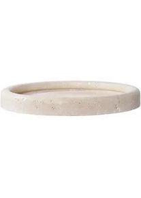 Xxxl Serviertablett , Beige , Stein , rund , 25.5x2.5x25.5 cm , Reach , Geschirr, Tischkultur & Serviergeschirr, Tabletts