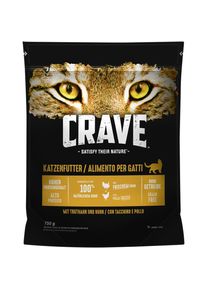 Crave 750g Adult Cat con Tacchino & Pollo crocchette per gatti