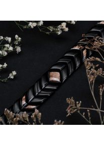 Holzkern bracelet for Men Prelude (Koa/Black) made of natural wood, size adjustable