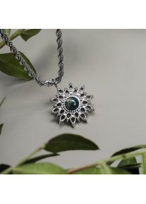 Holzkern Colliers Femme Argent et Marbre