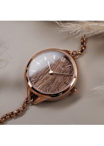Holzkern; Wood Watch Blissed (Walnut/Rose Gold), Women, Natural wood