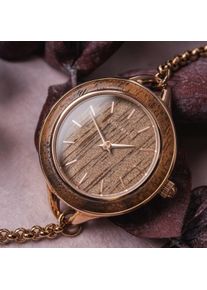 Holzkern; Wood Watch Loud (Walnut/Walnut), Women, Natural wood
