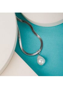 Holzkern Collares Mujer Plata y Perla barroca
