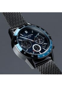 Men Watch Comfort Crusher, Blue Sodalite Dial & Gray Milanaise Strap, Solar