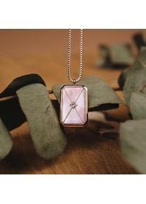 Holzkern Collane Donna Oro rosa e Madreperla