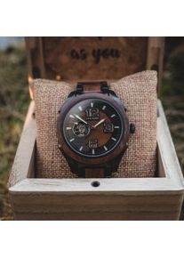Holzkern; Montre en bois Albert (Acacia/Acacia), Homme, Bois naturels