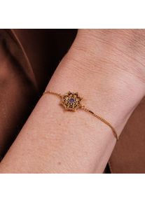 Holzkern Bracelets Women Or et Améthyste