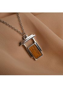 Holzkern Colliers Femme Platine et Koa