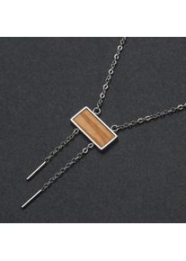 Holzkern Necklaces Damer Sølv og Oliven